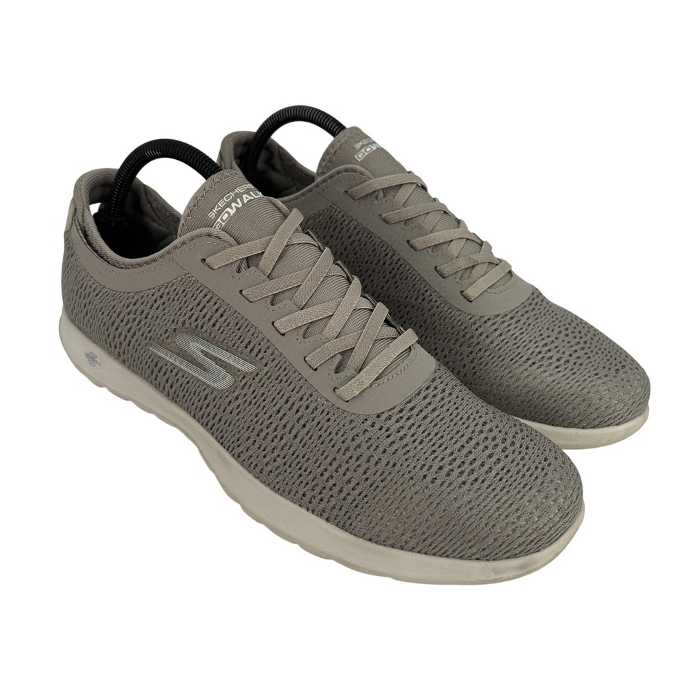 Skechers GOwalk Max Shoes Womens Size 11 Gray Mesh Lightweight Comfort‎ SN15352